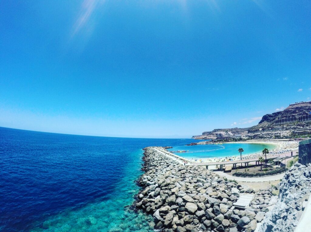 playa en el sur de gran canaria