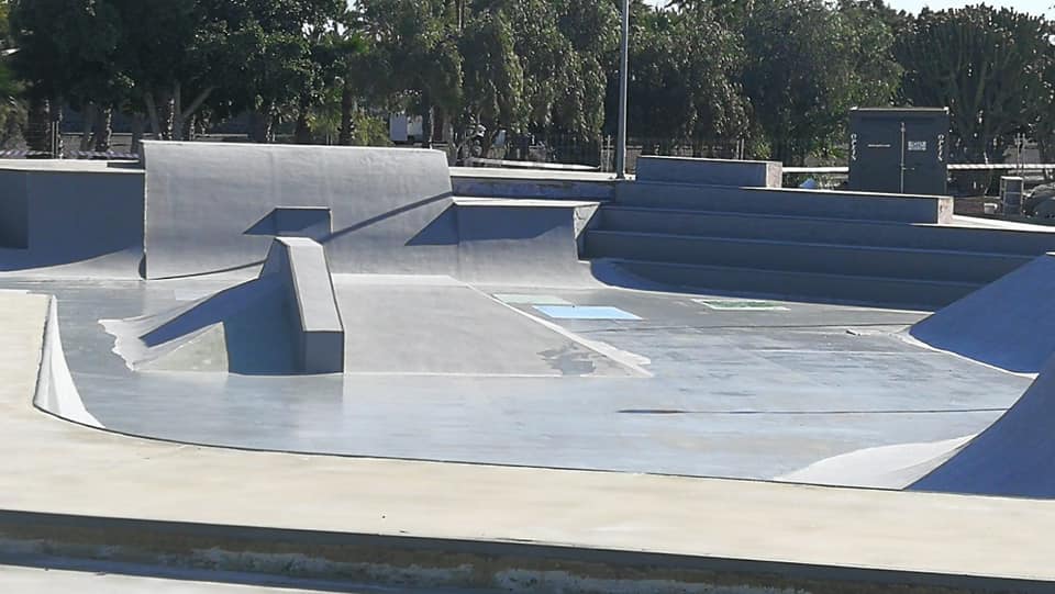 painted skate park of maspalomas