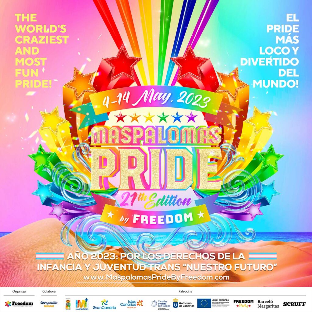 cartel gay pride maspalomas 2023