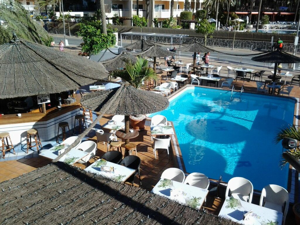sahara beach bar with pool