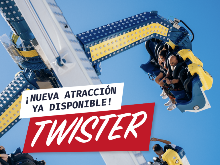 Nueva atracción Twister ya disponible