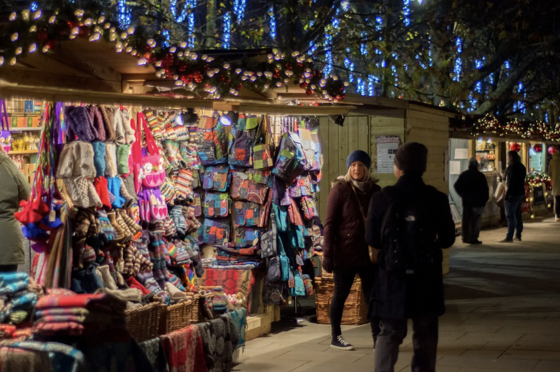 Christmas market in Mesa y López